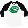 kiss me i am irish 3/4 Sleeve Shirt