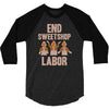 end sweetshop labor 3/4 Sleeve Shirt