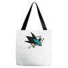 jose sharks youth Tote Bags
