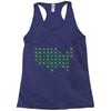 periodic table of the states Racerback Tank