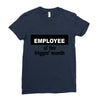 employee of the friggin month Ladies Fitted T-Shirt