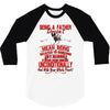 zebra animals lover 3/4 Sleeve Shirt