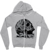 celtic skull Zipper Hoodie