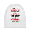 There's This Boy Who Stole My Heart He Calls Me Momma Baby Beanies