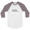 Cat Says Not Today 3/4 Sleeve Shirt