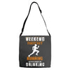 weekend forecast running Adjustable Strap Totes