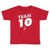 team 10  silver Toddler T-shirt