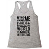 verified traveller tee Racerback Tank