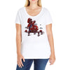 mushroom eater Ladies Curvy T-Shirt