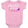you can't scare me i'm a mother Baby Bodysuit