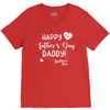 Happy First Father's Day Daddy V-Neck Tee