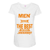 all men are created equal but only the best are born in january 1 Maternity Scoop Neck T-shirt