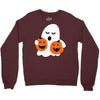 pumpkin with boo Crewneck Sweatshirt
