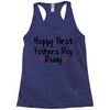 Happy First Father's Day Daddy Racerback Tank