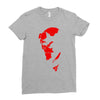hellboy comic superhero cool Ladies Fitted T-Shirt