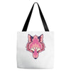pink foxy Tote Bags