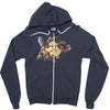 overwatch torbjorn cute spray Zipper Hoodie