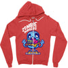 zombie burgers rouge Zipper Hoodie