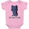 don't tell me to smile Baby Bodysuit