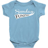 sunday funday (white) Baby Bodysuit