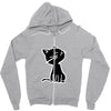 cat2 Zipper Hoodie