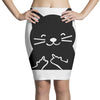 black cat (2) Pencil Skirts