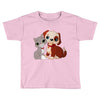nice cat and dog Toddler T-shirt