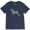 zebra pattern V-Neck Tee