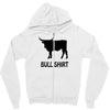 bull shirt funny small humor crude awesome beer tee cool geek nerd hum Zipper Hoodie