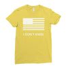 i don't kneel Ladies Fitted T-Shirt