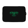 this is my st. patrick's day shirt Laptop sleeve