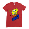 sponge board Ladies Fitted T-Shirt