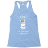 look i've created a unicorn Racerback Tank