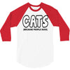 cat lovers 3/4 Sleeve Shirt