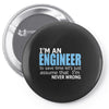 engineer Pin-back button