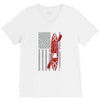 kayak american flag V-Neck Tee