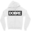 Dobre Black/White Zipper Hoodie