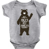 just hungry Baby Bodysuit