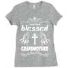 I Am One Blessed Grandmother Ladies Fitted T-Shirt