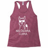 no drama llama Racerback Tank