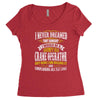 grumpy old crane operator Women's Triblend Scoop T-shirt