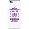 I am a Gynecologic Cancer Survivor - What's Your Superpower? iPhone 6/6s Case