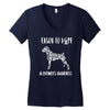 alzheimer's awareness Women's V-Neck T-Shirt