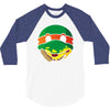pizza turtle 3/4 Sleeve Shirt