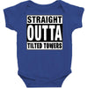 straight outta tilted towers Baby Bodysuit