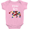 mama bear floral Baby Bodysuit