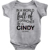 in a world full of grinches be a cindy lou who Baby Bodysuit