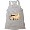 the shaggin' wagon Racerback Tank