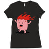 marshmallow prend feu Ladies Fitted T-Shirt
