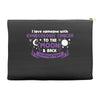 I Love Someone with Gynecologic Cancer to The Moon and Back Accessory Pouches